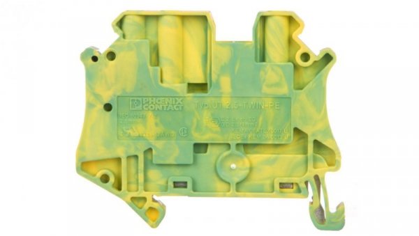 Złączka szynowa ochronna 2,5mm2 zielono-żółta Ex UT 2,5-TWIN-PE 3044539