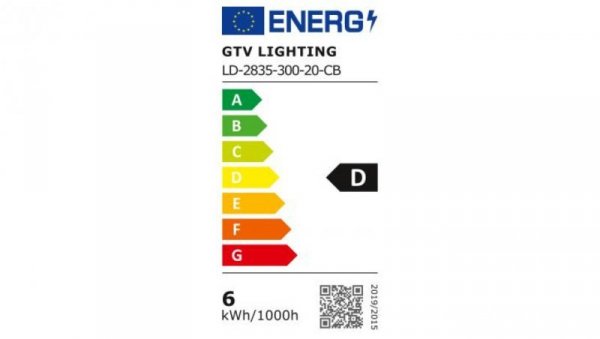 Taśma Flash 2835, 300 LED ciepły biały, 30W, bez żelu 8mm, Rolka 5m, 12V
