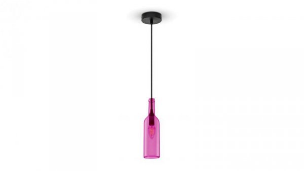Lampa Wisząca VT-7558 E14 Max. 60W Butelka Różowa 3774