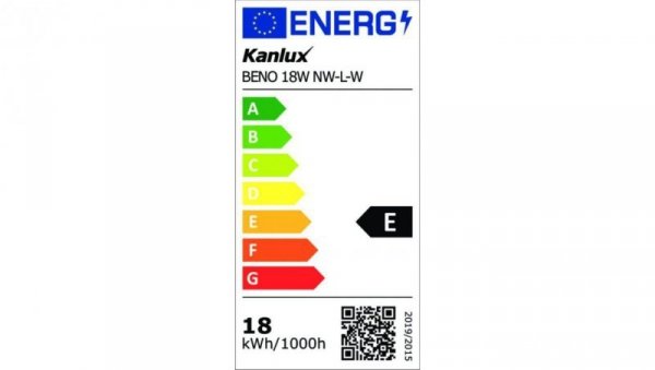 Plafoniera LED BENO 18W NW-L-W 1550lm 4000K 32942