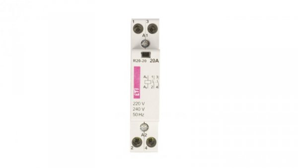 Stycznik modułowy 20A 230V AC 2Z 0R R 20-20 002461210