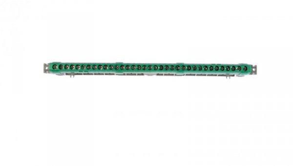 Listwa przyłączeniowa 35-otworów zielona IP2xZ35 004838