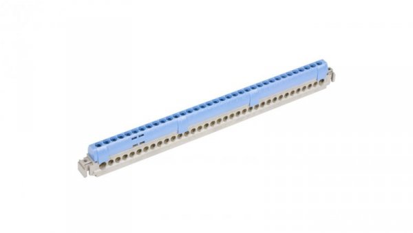 Listwa przyłączeniowa 35-otworów niebieska IP2x - 2x25mm2+33x16mm2 004848