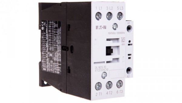 Stycznik mocy 25A 3P 110V AC 1Z 0R DILM25-10(110V50HZ,120V60HZ) 277129