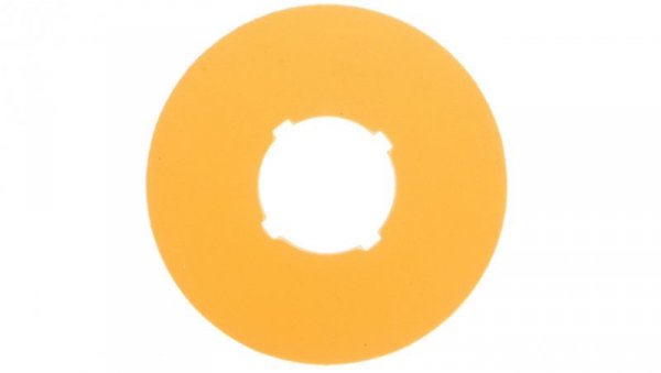 Tabliczka opisowa żółta okrągła fi60mm bez nadruku M22-XBK 269580