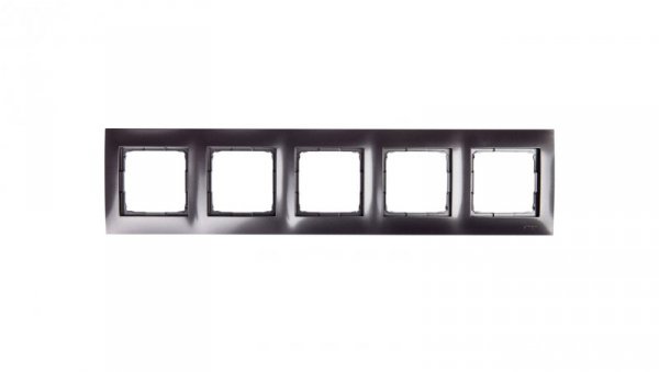 Simon 54 Premium Ramka pięciokrotna antracyt DR5/48