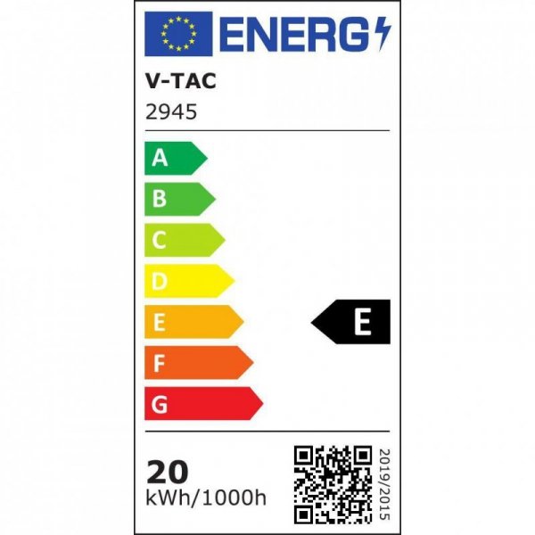 Projektor Oprawa Elewacyjna V-TAC 17W LED Czarna IP65 VT-11020 4000K 2580lm