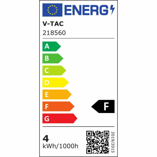 Oprawa Kinkiet Ścienny Góra Dół V-TAC 4W LED Biała IP65 VT-844-W-N 3000K 400lm