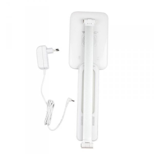 Lampka Biurkowa V-TAC 7W 3w1 Indukcja Zmiana Barwy Biała VT-1027 2700K-6500K 400lm