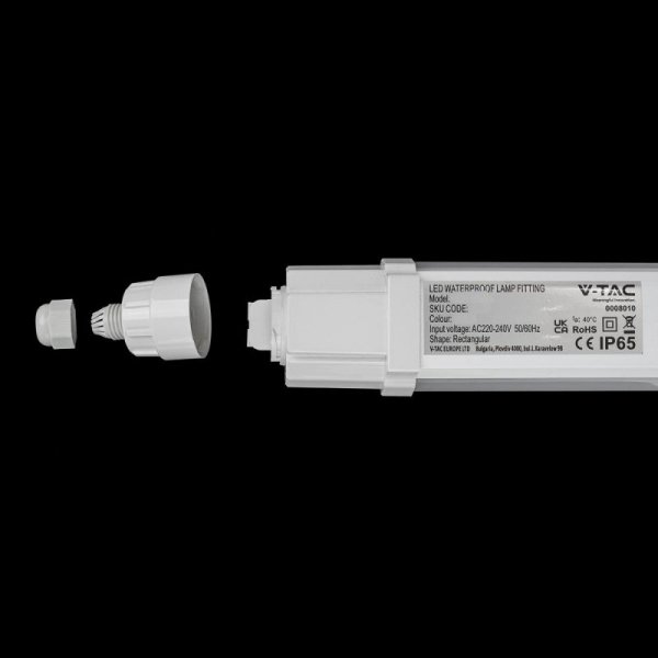 Oprawa Hermetyczna LED V-TAC WP LINKABLE 60cm VT-80060 4000K 1900lm