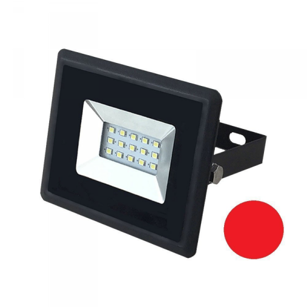Projektor LED V-TAC 10W Czarny E-Series IP65 VT-4011 Kolor Czerwony