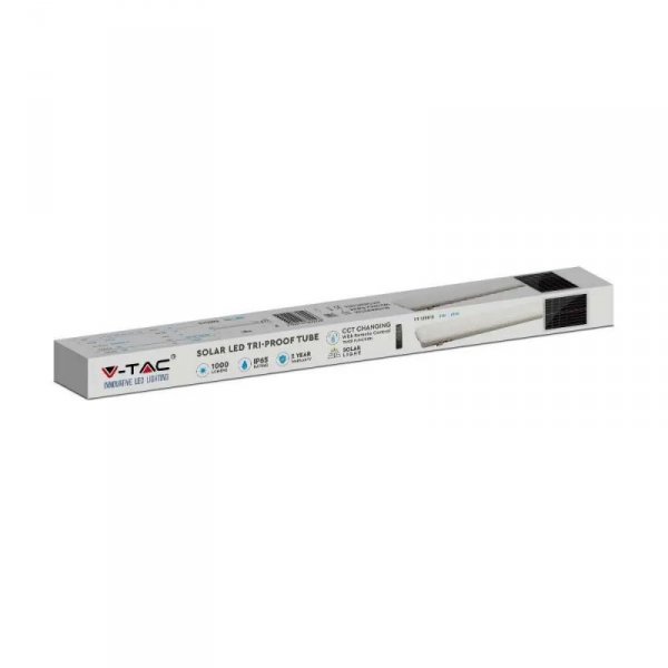 Oprawa Hermetyczna Solarna LED V-TAC 120cm 18W Pilot IP65 VT-120018 3000K-4000K-6400K 1000lm