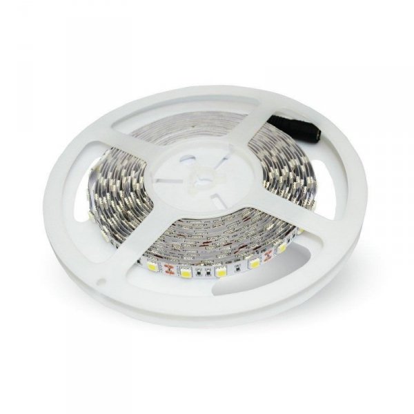 Taśma LED V-TAC SMD5050 300LED IP20 11W/m VT-5050 60-IP20-11 3000K 900lm