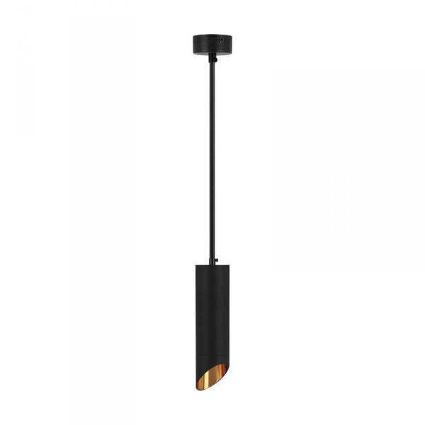 Oprawa Zwieszana V-TAC GU10 GU10 Czarny+Złoty 55x200mm VT-975-200 3 Lata Gwarancji
