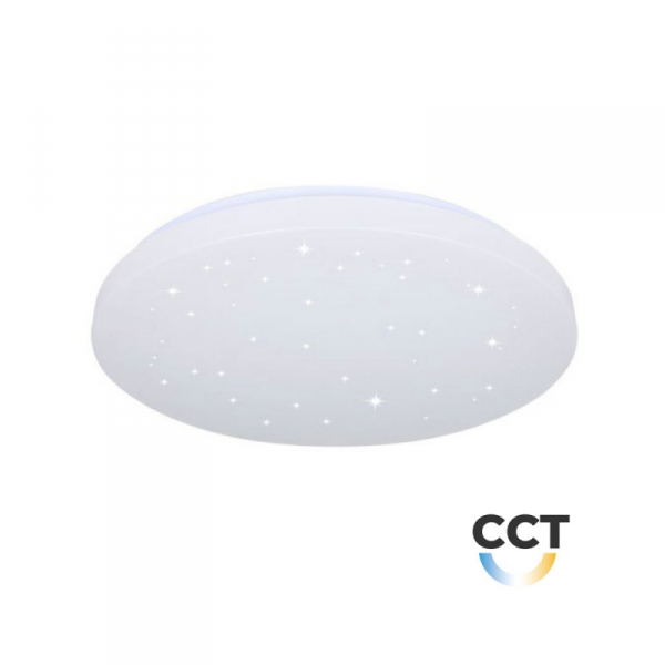 Plafon V-TAC 18W Gwiazdy Zmiana Koloru CCT fi.310 VT-8418-S-N 3000K-6400K 1800lm