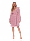 Szlafrok damski z kapturem L&L 2204 Brandi S-XL 