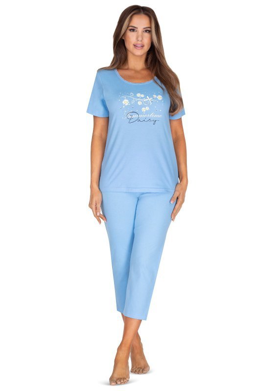 Piżama Regina 632 M-XL damska niebieska