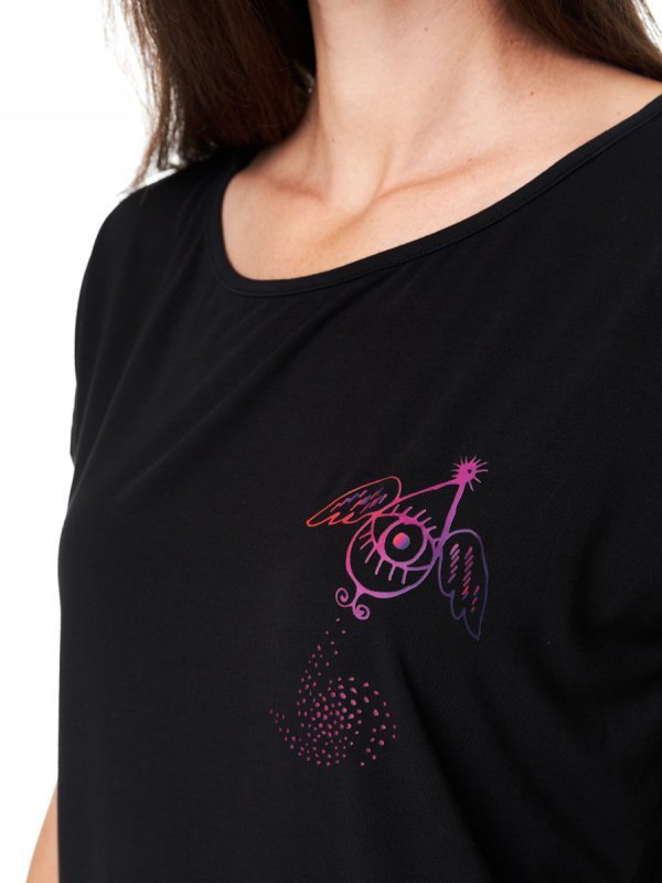 Piżama czarna Key LNS 243 A23 2XL-3XL