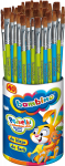 Pędzelki Do Farb I Kleju Bambino MIX 40 SZTUK W Kubku