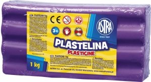 PLASTELINA ASTRA 1 KG 1000G FIOLETOWA