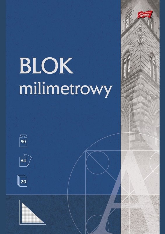 Blok milimetrowy A4 Unipap 2006