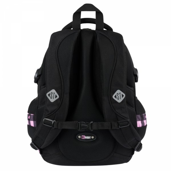 PLECAK 4 KOMOROWY PINK CHECKERED 0366