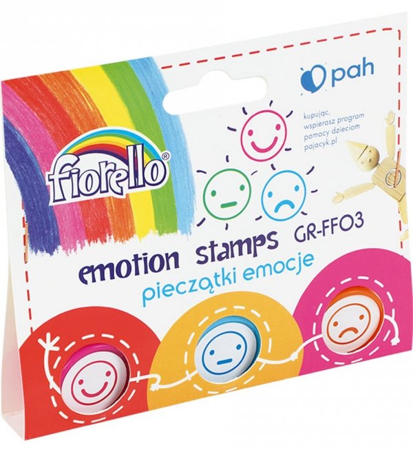 Pieczątki emocje FIORELLO 3 szt