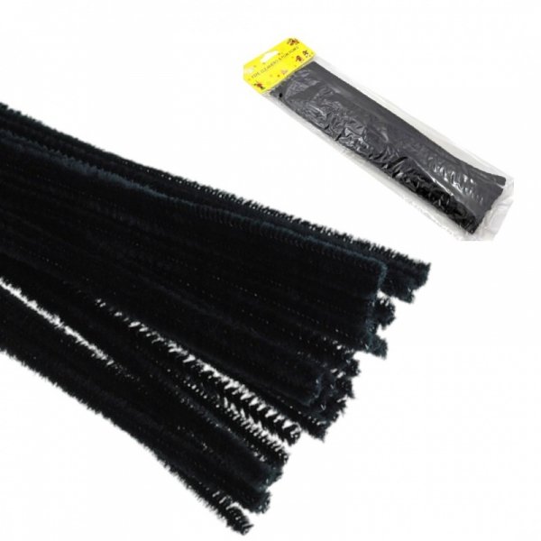 DRUCIKI DEKORACYJNE KREATYWNE 30szt CZARNE