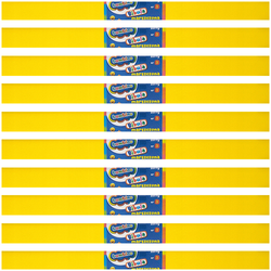 DUŻY ZESTAW DLA PRZEDSZKOLI 10X BIBUŁA 50X200 cm Bambino ŻÓŁTA