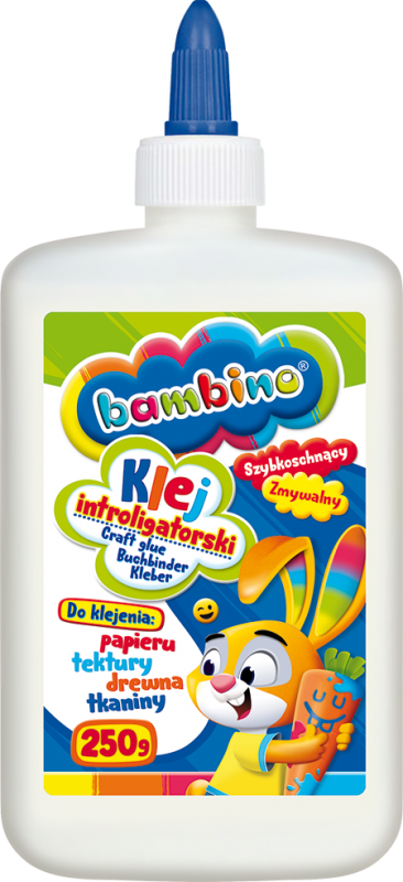 Klej INTROLIGATORSKI Szybkoschnący 240g BAMBINO