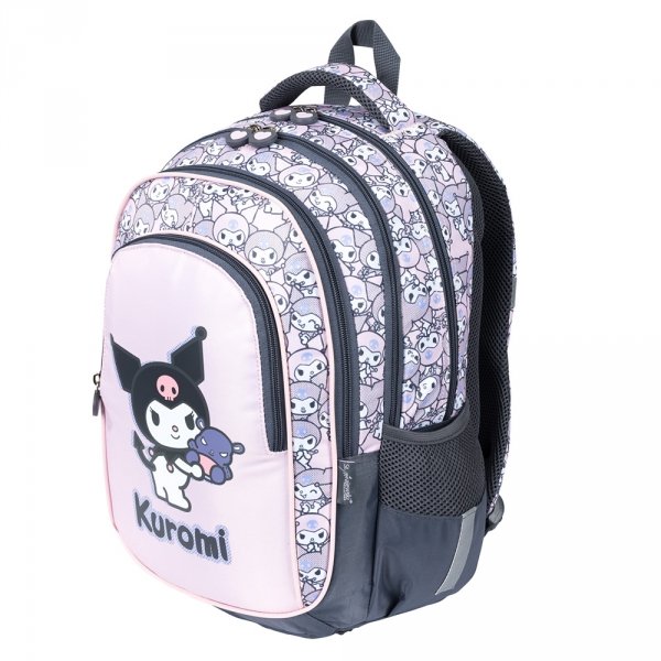 PLECAK Szkolny 4-KOMORY BPL-58 KUROMI PINK 4158