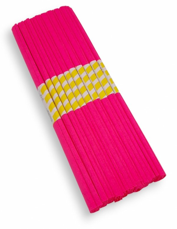 DUŻY ZESTAW DLA PRZEDSZKOLI 10X BIBUŁA 50X200 cm DO&amp;DECO RÓŻOWA