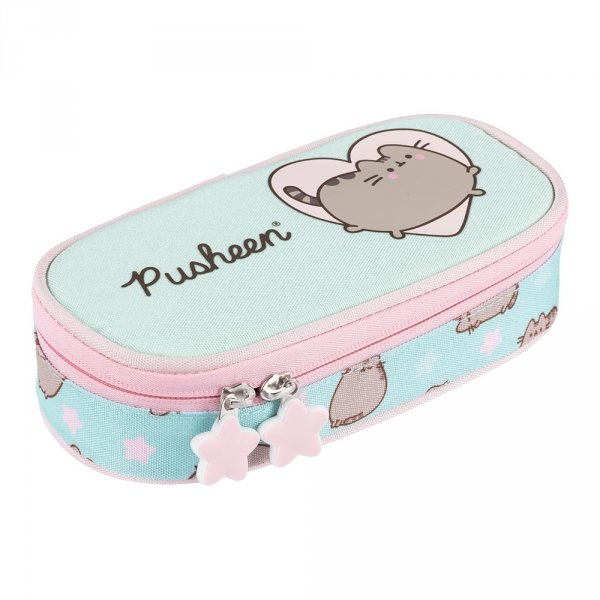 ZESTAW PLECAK 3 KOMOROWY PIÓRNIK WOREK NA OBUWIE PUSHEEN MINT