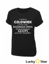 Koszulka Damska Mądry człowiek