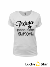 Koszulka Damska Piękna z poczuciem humoru