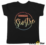 Koszulka dziecięca Awansowałam na starszą siostrę