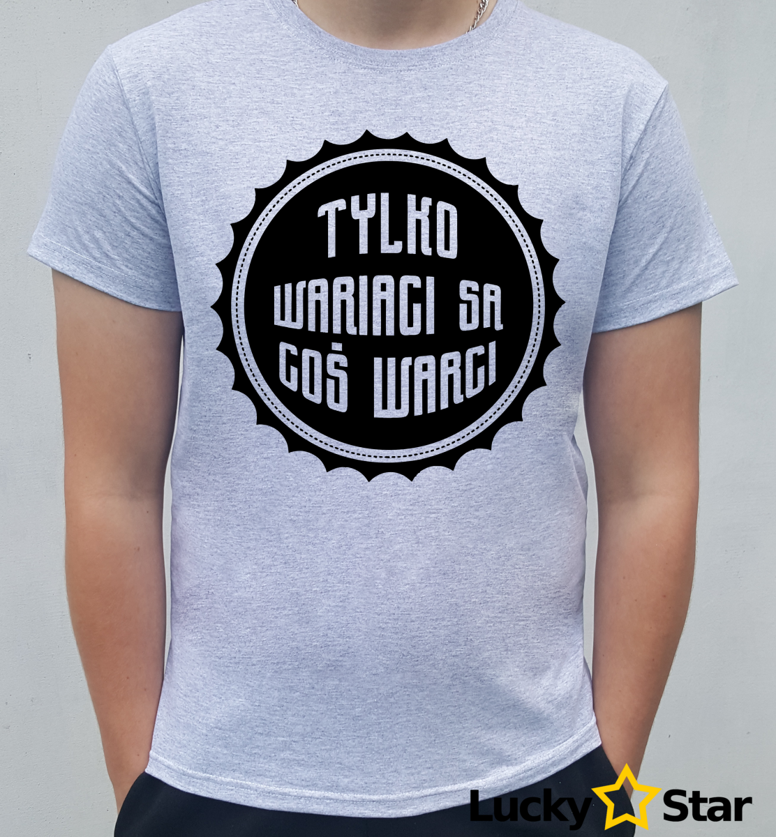 Tylko Wariaci Są Coś Warci Cytat Koszulka Męska Tylko wariaci są coś warci - Koszulki - Mężczyzna