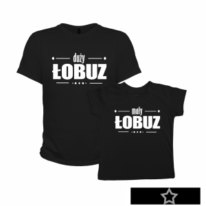 Zestaw koszulek Duży, Mały ŁOBUZ
