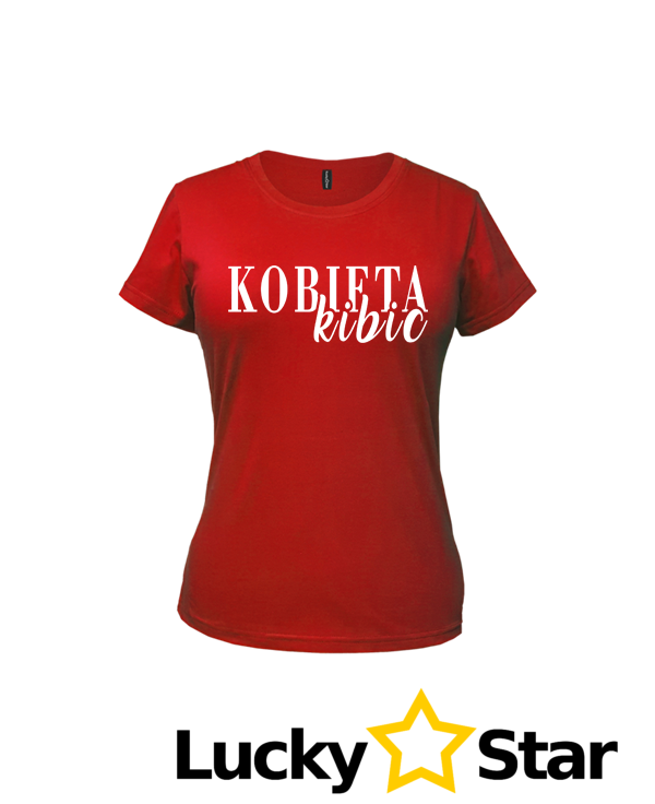 Koszulka Damska Kobieta kibic