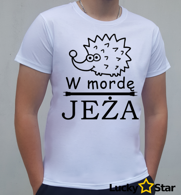 Koszulka Męska w mordę JEŻA