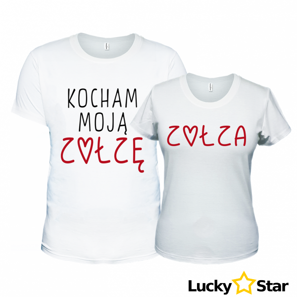 Zestaw koszulek Kocham moją ZOŁZĘ