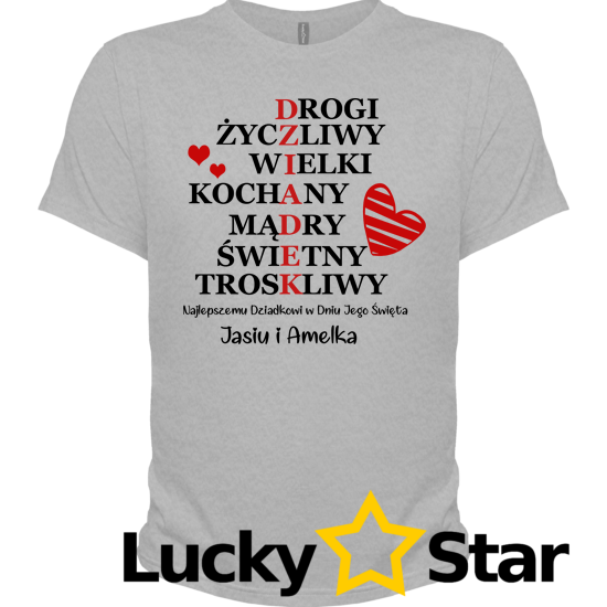 Koszulka Najlepszemu Dziadkowi w Dniu Jego Święta