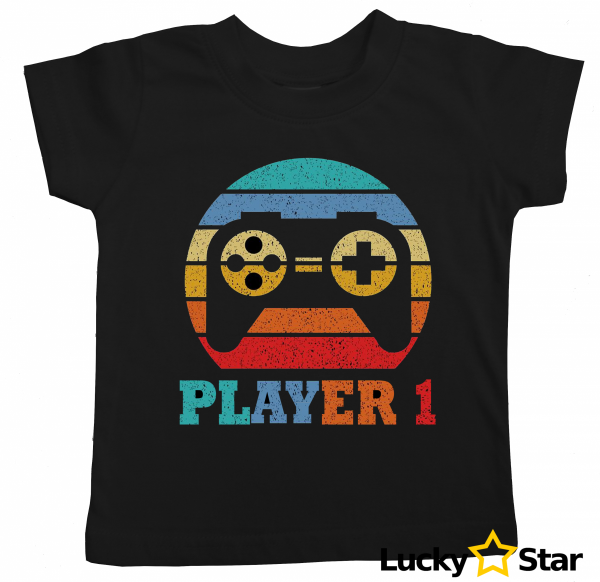 Koszulki dla rodzeństwa GAME PLAYER 1/PLAYER 2