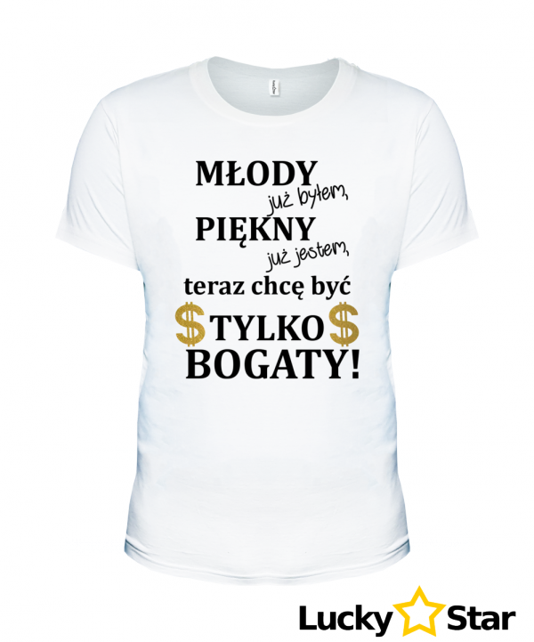 Koszulka męska Tylko bogaty!