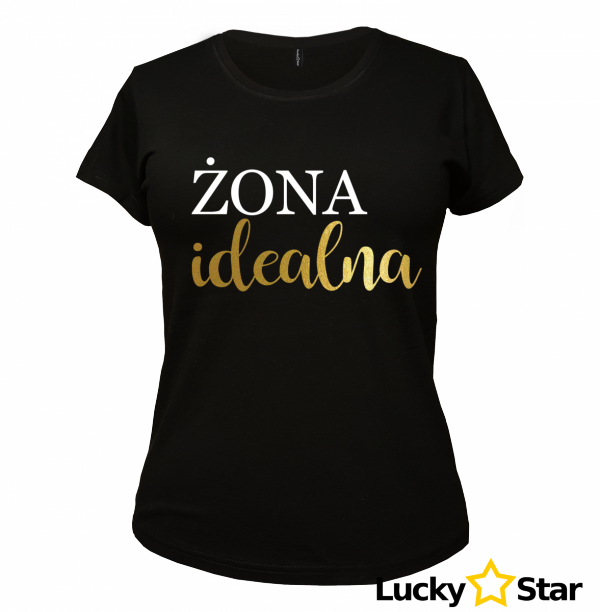 Zestaw koszulek dla par ŻONA idealna, Mąż idealny