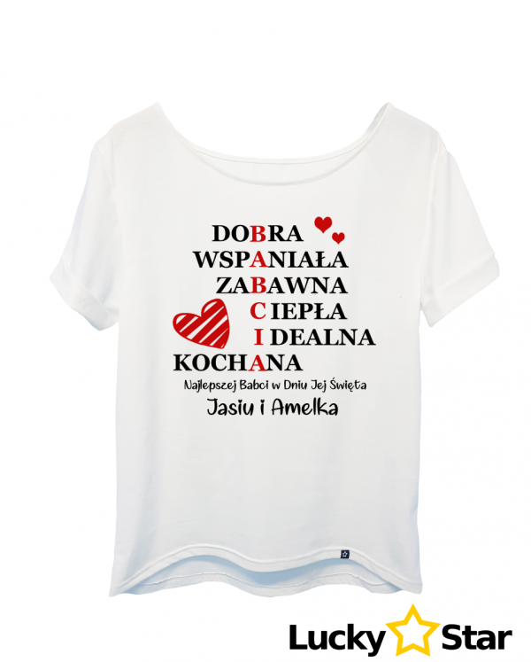 Koszulka Najlepszej Babci w dniu Jej Święta