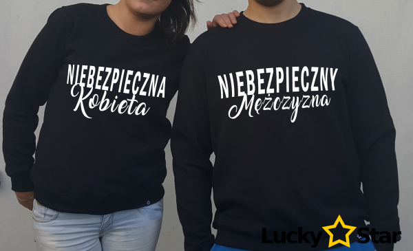 Bluzy DLA PAR Niebezpieczna Kobieta, Mężczyzna