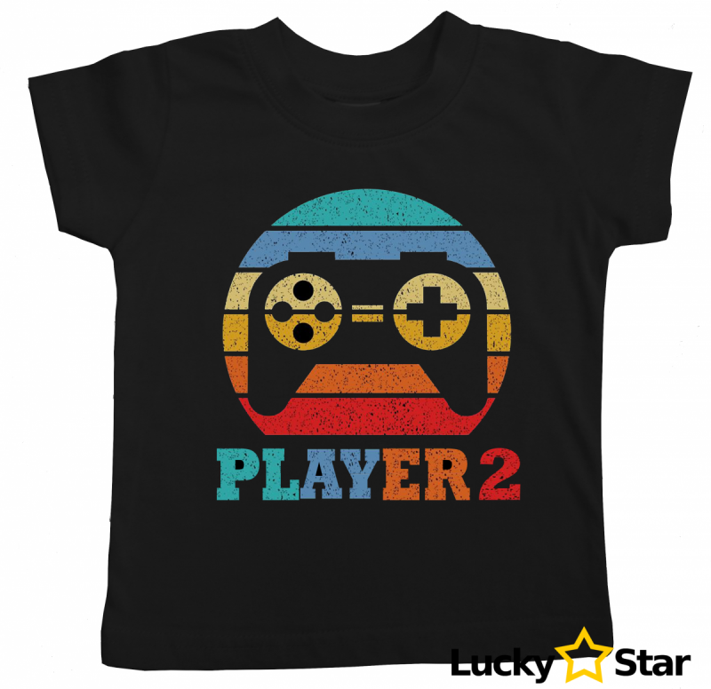 Koszulki dla rodzeństwa GAME PLAYER 1/PLAYER 2