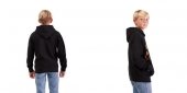 FOX BLUZA Z KAPTUREM JUNIOR ELEVATED FLEECE BLACK 