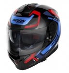 NOLAN Kask integralny N80-8 ALLY N-COM 43 czarny/czerwony/nieb<br />ieski 